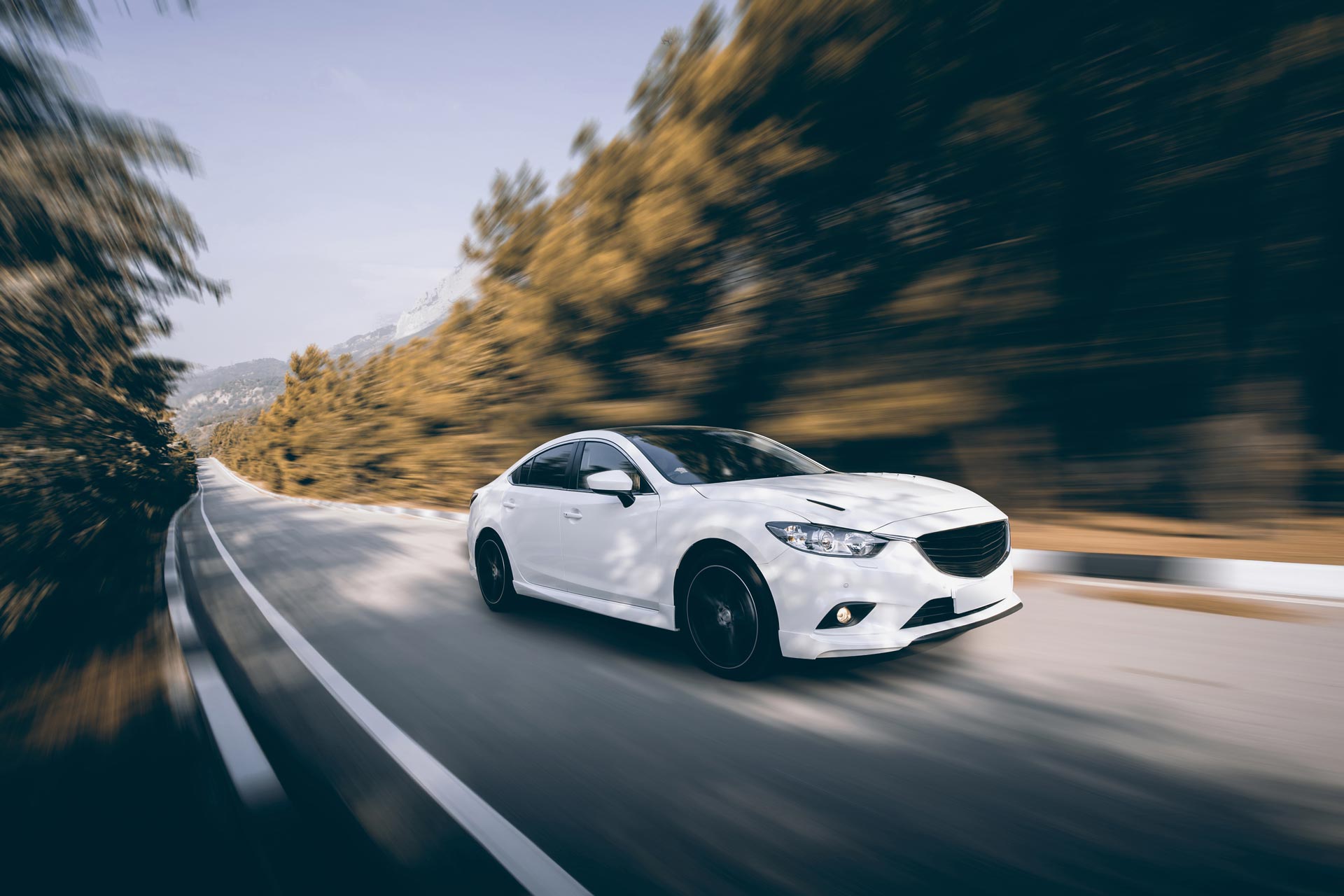 Voiture sur la route